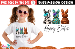 Happy Easter Egg Sublimation Design