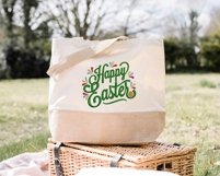Happy Easter embroidery design, Easter embroidery file Product Image 5