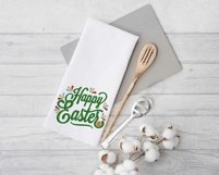 Happy Easter embroidery design, Easter embroidery file Product Image 4