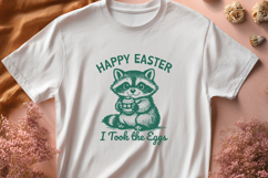 Happy Easter I Took the Eggs SVG | Funny Raccoon Easter PNG Product Image 2