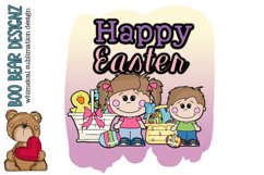Happy Easter Kiddos Sublimation design Product Image 1
