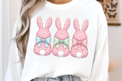 Happy Easter Leopard Print Bunny PNG Product Image 2