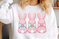 Happy Easter Leopard Print Bunny PNG Product Image 3