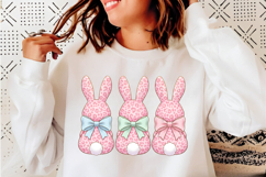 Happy Easter Leopard Print Bunny PNG Product Image 4