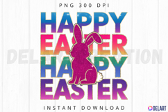 Happy Easter Sublimation PNG Product Image 1