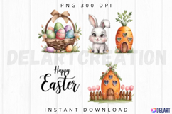 Happy Easter Sublimation PNG Product Image 1