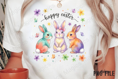Happy Easter PNG, Coquette Bunny Png Product Image 3
