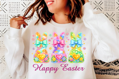 Happy Easter PNG, Coquette Easter Bunny Png Product Image 2