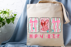 Happy Easter PNG, Easter Bunny Coquette PNG Product Image 3