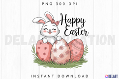 Happy Easter Sublimation PNG Product Image 1