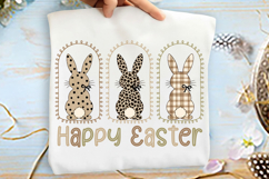 Happy Easter Sublimation, Bunny Coquette Png Product Image 1