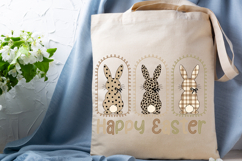 Happy Easter Sublimation, Bunny Coquette Png Product Image 3