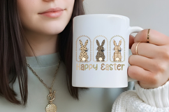 Happy Easter Sublimation, Bunny Coquette Png Product Image 4