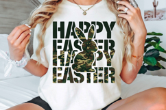 Happy Easter PNG, Egg Hunter Bunny PNG Product Image 2