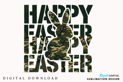 Happy Easter PNG, Egg Hunter Bunny PNG Product Image 1