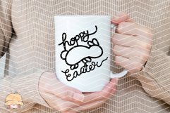 Happy Easter Sublimation Line Art Product Image 3