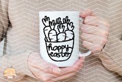 Happy Easter Sublimation Line Art Product Image 3