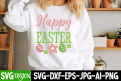 Happy Easter SVG , Bunny SVG , Easter Cut File 