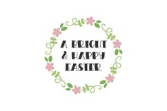 Happy Easter SVG Cut File Product Image 1