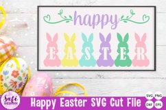 Happy Easter Sign SVG Product Image 1