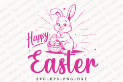 Happy Easter SVG Design Product Image 1