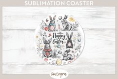 Happy Easter v14 Round Coaster Sublimation Product Image 1