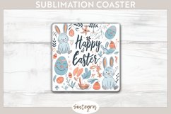 Happy Easter v21 Square Coaster Sublimation Product Image 1