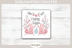 Happy Easter v22 Square Coaster Sublimation Product Image 1