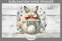 Happy Easter v9 Wind Spinner Sublimation Product Image 1