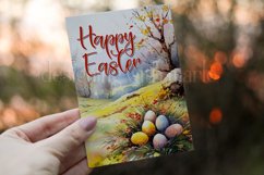 Easter Card, Happy Easter Countryside DIY Greeting Card Product Image 3