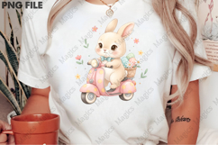 Happy Easter With Bike Png Product Image 2