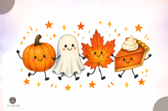 Happy Fall Doodle PNG, Cute Spooky Season Halloween Design Product Image 1