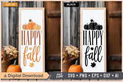Fall Porch Sign SVG Bundle | Autumn Porch Sign | Fall Sign Product Image 11