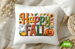 Happy Fall PNG | Fall Sublimation | Fall PNG | Autumn PNG Product Image 4
