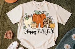 Happy Fall Y'all, Pumpkin Teeth PNG,Sublimation Designs Product Image 2