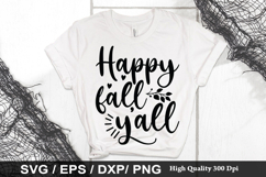 Happy fall y&#039;all SVG - Pumpkin Design Product Image 1