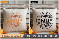 Fall Round Sign SVG Bundle | Farmhouse Autumn SVG Bundle Product Image 22