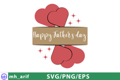Happy Father's Day PNG SVG T-shirt Design Product Image 2