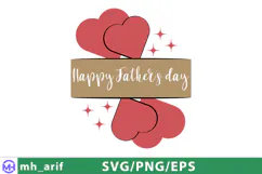 Happy Father's Day PNG SVG T-shirt Design Product Image 2