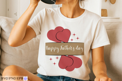 Happy Father's Day PNG SVG T-shirt Design Product Image 3