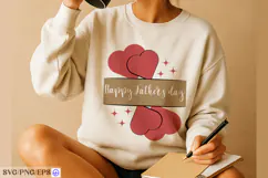 Happy Father's Day PNG SVG T-shirt Design Product Image 1