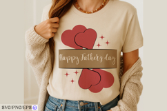 Happy Father's Day PNG SVG T-shirt Design Product Image 4