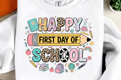 Happy First Day of School PNG Product Image 1