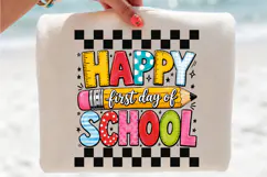 Happy First Day of School PNG, Cute Teacher Student Digital Product Image 2