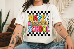 Happy First Day of School PNG, Cute Teacher Student Digital Product Image 3