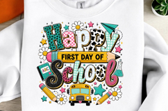 Back to School Sublimation Design,Teacher Typography PNG Product Image 12