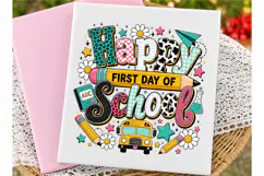 Happy First Day Of School PNG, School PNG, Product Image 3