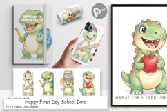 Happy First Day School Digital Paper Product Image 1