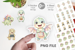 Happy First Day School Dino Sticker Product Image 1