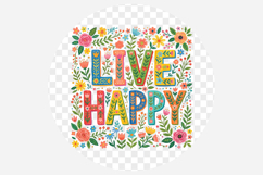 Happy Floral PNG Product Image 2